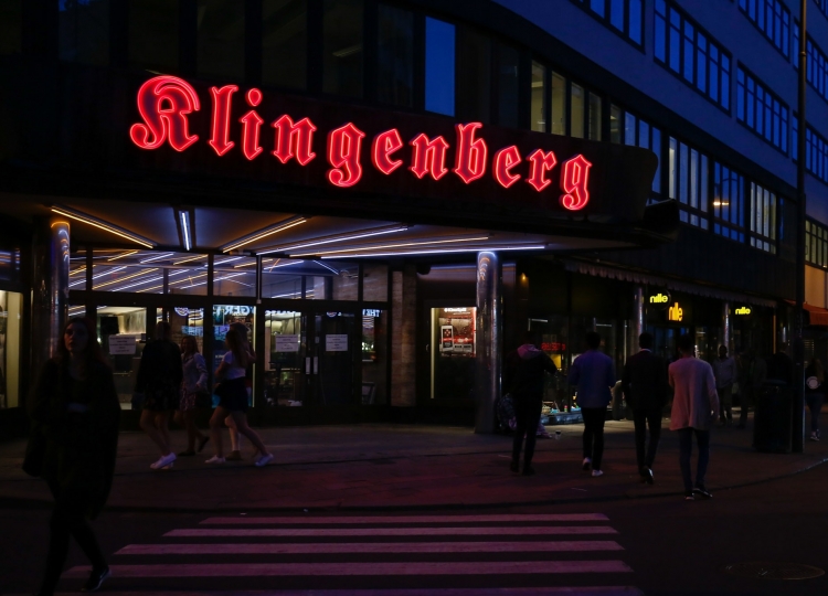 Klingenberg Eurosign Skilt Med Lys